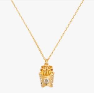🔹️Kate Spade🔹️ What A Snack Mini Pendant French Fry Necklace